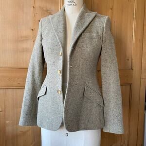 Ralph Lauren Wool/Cashmere Herringbone Jacket